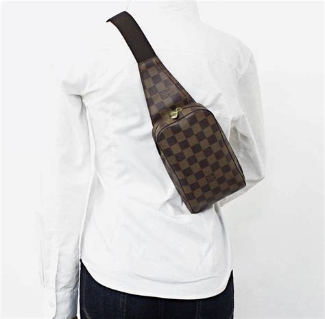 louis vuitton damier ebene geronimos waist bag|Louis Vuitton Damier Ebene wristlet.